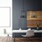 Designers Fountain Alba 3 Light Industrial Matte Black with  Shades Chandelier For Dining Rooms D234C-14P-MB - alternate 2